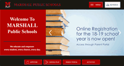 Desktop Screenshot of marshallschools.com