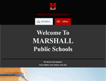 Tablet Screenshot of marshallschools.com