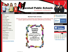 Tablet Screenshot of marshallschools.org
